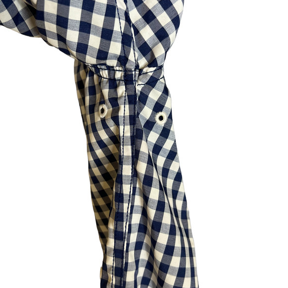 V46 Land and‎ Sea Blue and White Checkered Shirt Size XXL - Picture 6 of 9